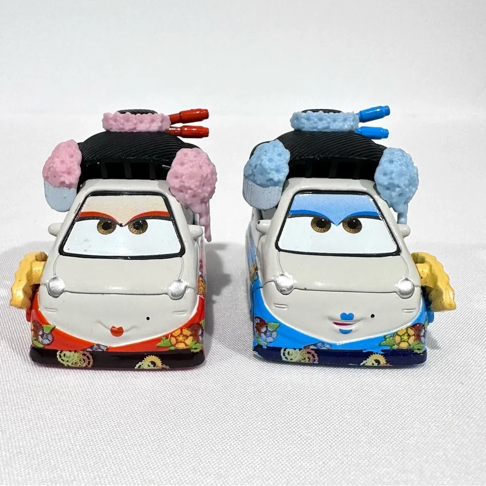 Disney Cars 2 Shigeko, Okuni, Chisaki Tokyo Party Set